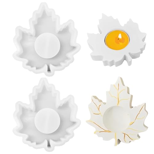 Silikonformen Gießformen,2 Stück Silikonform Herbst Herbstdeko Silikonform Ahornblatt Kerzenhalter, Herbst Erntedankfest Silikon Gießform für Home Dekoration,Herstellung von Kunsthandwerk Silikonformen Gießformen,2 Stück Silikonform Herbst Herbstdeko Silikonform Ahornblatt Kerzenhalter, Herbst Erntedankfest Silikon Gießform für Home Dekoration,Herstellung von Kunsthandwerk von ysister