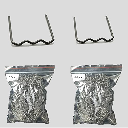 ysister 0,8mm / 0,6mm Hot Staples Welder Staple,1000 Stück Plastik Schweißen Heiße Heftklammern,Edelstahl Hot Staples Welder Staple,Klammern Schweißen, für Heißklammern, Stoßstange ysister 0,8mm / 0,6mm Hot Staples Welder Staple,1000 Stück Plastik Schweißen Heiße Heftklammern,Edelstahl Hot Staples Welder Staple,Klammern Schweißen, für Heißklammern, Stoßstange von ysister