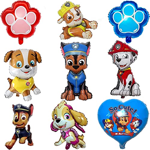 ysister Paw Dog Patrol Luftballons,9 Stück,Geburtstag Deko Paw Dog Patrol,Hund Patrol Folien Luftballon,Kindergeburtstag Deko,Für Kindergeburtstagsfeier, Hauptdekoration, Themenpartys ysister Paw Dog Patrol Luftballons,9 Stück,Geburtstag Deko Paw Dog Patrol,Hund Patrol Folien Luftballon,Kindergeburtstag Deko,Für Kindergeburtstagsfeier, Hauptdekoration, Themenpartys von ysister