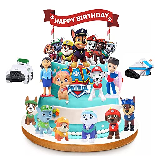 ysister Paw Patrol Tortenfiguren,15 Stück,Paw Dog Patrol Cake Topper,Happy Birthday Cake Toppers,Kuchen Deko,Paw Dog Patrol Birthday Party Supplies,Party Torte Deko Supplies für Kinder ysister Paw Patrol Tortenfiguren,15 Stück,Paw Dog Patrol Cake Topper,Happy Birthday Cake Toppers,Kuchen Deko,Paw Dog Patrol Birthday Party Supplies,Party Torte Deko Supplies für Kinder von ysister