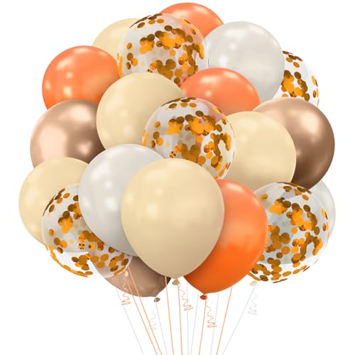 Herbst-Luftballons, 62 Stück, 30,5 cm, metallisch, orange und weiß, Latex-Konfetti-Party-Ballon für Thanksgiving, Herbst, Babyparty, Hochzeit, Geburtstag, Party, Dekorationen Herbst-Luftballons, 62 Stück, 30,5 cm, metallisch, orange und weiß, Latex-Konfetti-Party-Ballon für Thanksgiving, Herbst, Babyparty, Hochzeit, Geburtstag, Party, Dekorationen von ysuwekslu