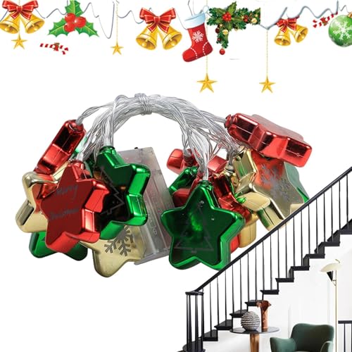 yuchdzexu Weihnachtsbaum- | LED-Weihnachtsbaum- mehrfarbig – helle Farben, festliche Beleuchtungsdekorationen für drinnen und draußen, Urlaub, Party, Fenster, Wand, Tür, Kamin von yuchdzexu