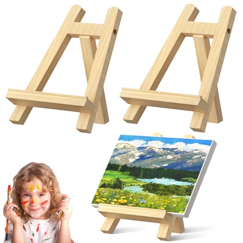 YUESHI PJL 3 Stück mini staffelei holz(15 x 20 cm), staffelei klein，Ständer für Kalender/Zeichnen/Skizzieren/Hochzeit von yueshi PJL
