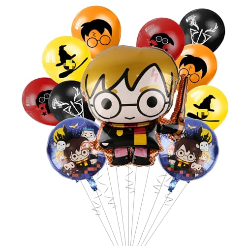 11Stück Geburtstags deko Kinder, Wizard Luftballons Ha-ry Folienballon Geburtstag Luftballons Kit Geburtstag Party Deko für Jungen Mädchen 11Stück Geburtstags deko Kinder, Wizard Luftballons Ha-ry Folienballon Geburtstag Luftballons Kit Geburtstag Party Deko für Jungen Mädchen von yumcute