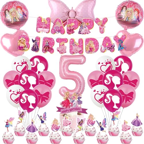 38 Stück Prinzessin Geburtstag Deko, Rosa Luftballons Geburtstagsdeko Mädchen 4 5 6 7 jahre,Kindergeburtstag Deko mit Latexballons Cupcake Topper Kuchentopper Happy Birthday Banner Folienballons 38 Stück Prinzessin Geburtstag Deko, Rosa Luftballons Geburtstagsdeko Mädchen 4 5 6 7 jahre,Kindergeburtstag Deko mit Latexballons Cupcake Topper Kuchentopper Happy Birthday Banner Folienballons von yumcute