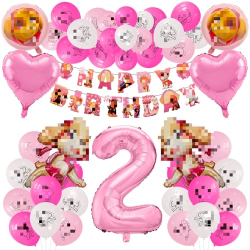 2 Jahre Geburtstagsdeko, Dog Luftballons Geburtstag Deko Kindergeburtstag Dekorationen Jungen Mädchen Hund Folienballons Kinder Geburtstag Party Dekoration 2 Jahre Geburtstagsdeko, Dog Luftballons Geburtstag Deko Kindergeburtstag Dekorationen Jungen Mädchen Hund Folienballons Kinder Geburtstag Party Dekoration von yumcute