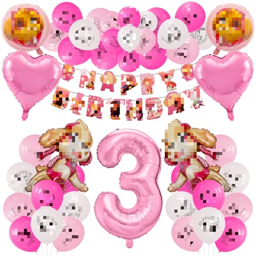 3 Jahre Geburtstagsdeko, Dog Luftballons Geburtstag Deko Kindergeburtstag Dekorationen Jungen Mädchen Hund Folienballons Kinder Geburtstag Party Dekoration 3 Jahre Geburtstagsdeko, Dog Luftballons Geburtstag Deko Kindergeburtstag Dekorationen Jungen Mädchen Hund Folienballons Kinder Geburtstag Party Dekoration von yumcute