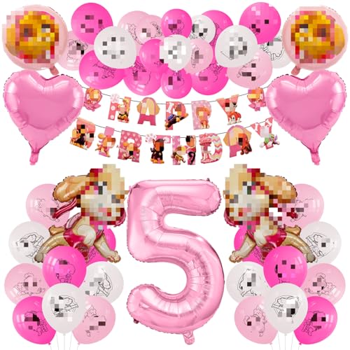5 Jahre Geburtstagsdeko, Dog Luftballons Geburtstag Deko Kindergeburtstag Dekorationen Jungen Mädchen Hund Folienballons Kinder Geburtstag Party Dekoration 5 Jahre Geburtstagsdeko, Dog Luftballons Geburtstag Deko Kindergeburtstag Dekorationen Jungen Mädchen Hund Folienballons Kinder Geburtstag Party Dekoration von yumcute