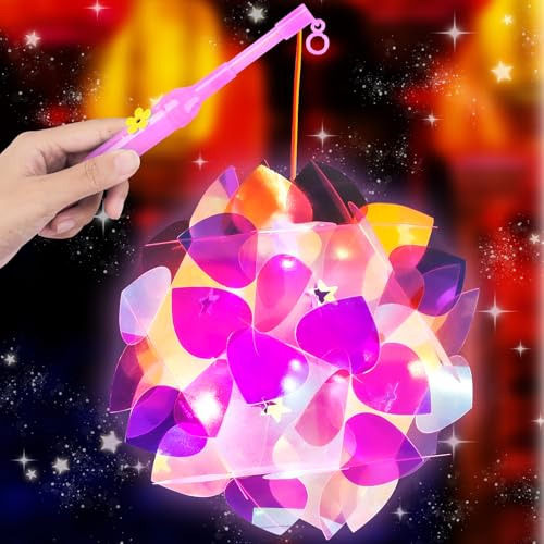 Laternenstab Kinder St Martin Laterne mit Laternenstab, Tragbare Bunt Laternen Bastelset, DIY Led Laterne Bastelset für Feste Geburtstage Martinsumzug Halloween Partys, mit Tutorial Laternenstab Kinder St Martin Laterne mit Laternenstab, Tragbare Bunt Laternen Bastelset, DIY Led Laterne Bastelset für Feste Geburtstage Martinsumzug Halloween Partys, mit Tutorial von yumcute