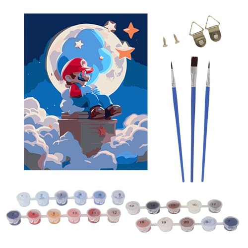 Malen Nach Zahlen,Super Malen Nach Zahlen Kinder DIY Handgemalt Gemälde Kit mit Pinsel Acrylfarbe Leinwand Painting für Zuhause Dekor 40x50 cm ab 5 6 7 8 9 10 Jahre Kinder Erwachsene Malen Nach Zahlen,Super Malen Nach Zahlen Kinder DIY Handgemalt Gemälde Kit mit Pinsel Acrylfarbe Leinwand Painting für Zuhause Dekor 40x50 cm ab 5 6 7 8 9 10 Jahre Kinder Erwachsene von yumcute