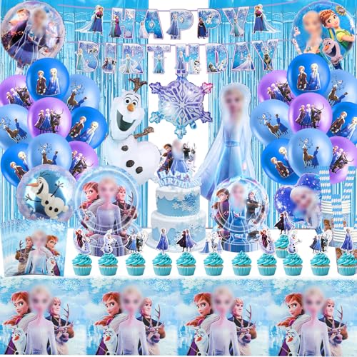 bxX1 105PCS Frozen Pappteller Kindergeburtstag Geburtstag Deko, Partygeschirr Geburtstagsdeko Set, Teller Servietten Tischdecke Set Partygeschirr Geburtstag Kindergeburtstag für 20 Personen bxX1 105PCS Frozen Pappteller Kindergeburtstag Geburtstag Deko, Partygeschirr Geburtstagsdeko Set, Teller Servietten Tischdecke Set Partygeschirr Geburtstag Kindergeburtstag für 20 Personen von yumcute