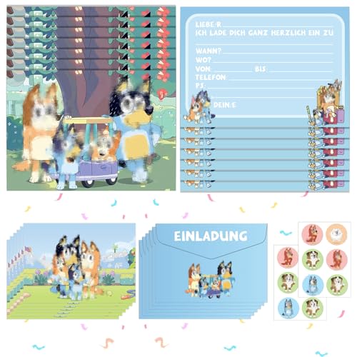 yumcute 12pcs Einladungen,Einladung Kindergeburtstag mit Umschlägen und Aufklebern Geburtstagsparty Einladungen,Partyeinladungen Einladungen Kinder für Mädchen und Jungen yumcute 12pcs Einladungen,Einladung Kindergeburtstag mit Umschlägen und Aufklebern Geburtstagsparty Einladungen,Partyeinladungen Einladungen Kinder für Mädchen und Jungen von yumcute