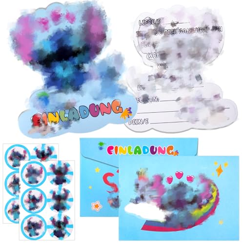 yumcute Einladungen,12 Einladungen Anime Einladungskarten Kindergeburtstag Bleu Party Einladung Partyeinladung Set Cartoon Themed von Jungen und Mädchen yumcute Einladungen,12 Einladungen Anime Einladungskarten Kindergeburtstag Bleu Party Einladung Partyeinladung Set Cartoon Themed von Jungen und Mädchen von yumcute