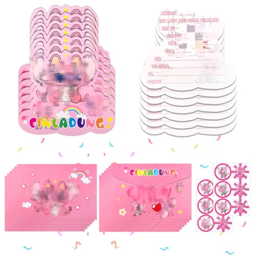 yumcute Einladungen,12 Einladungen Rosa Einladungskarten Kindergeburtstag Anime Party Einladung Partyeinladung Set Cartoon Themed von Jungen und Mädchen yumcute Einladungen,12 Einladungen Rosa Einladungskarten Kindergeburtstag Anime Party Einladung Partyeinladung Set Cartoon Themed von Jungen und Mädchen von yumcute