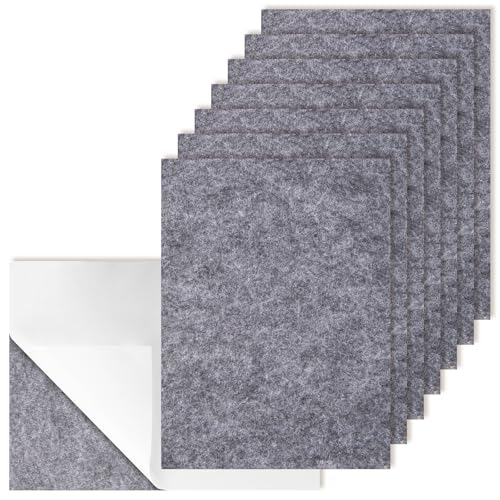 yumcute Filzgleiter Selbstklebend, 15×11cm | 8 Stück Filzplatten 5mm Dicke, Grau Klebefilz Filzmatten zum Zuschneiden, Filz Selbstklebend für Möbelbeinschieber und Handwerk yumcute Filzgleiter Selbstklebend, 15×11cm | 8 Stück Filzplatten 5mm Dicke, Grau Klebefilz Filzmatten zum Zuschneiden, Filz Selbstklebend für Möbelbeinschieber und Handwerk von yumcute