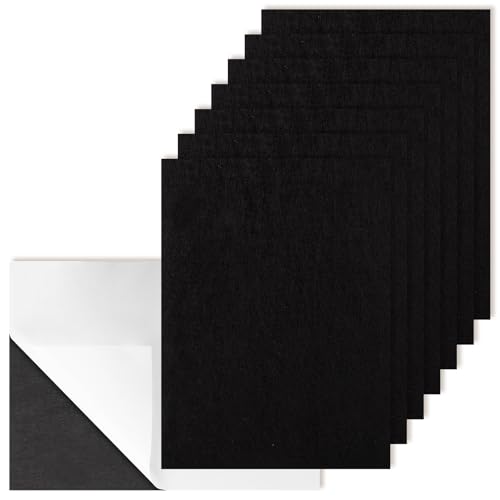 yumcute Filzgleiter Selbstklebend, 15×11cm | 8 Stück Filzplatten 5mm Dicke, Schwarz Klebefilz Filzmatten zum Zuschneiden, Filz Selbstklebend für Möbelbeinschieber und Handwerk yumcute Filzgleiter Selbstklebend, 15×11cm | 8 Stück Filzplatten 5mm Dicke, Schwarz Klebefilz Filzmatten zum Zuschneiden, Filz Selbstklebend für Möbelbeinschieber und Handwerk von yumcute
