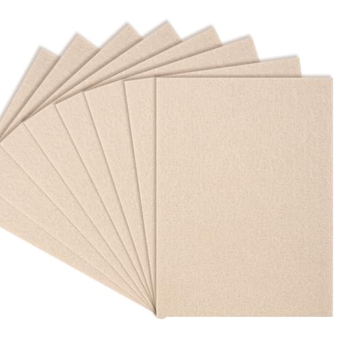 yumcute Filzgleiter Selbstklebend, 20×16cm | 8 Stück Filzplatten 5mm Dicke, Beige Klebefilz Filzmatten zum Zuschneiden, Filz Selbstklebend für Möbelbeinschieber und Handwerk yumcute Filzgleiter Selbstklebend, 20×16cm | 8 Stück Filzplatten 5mm Dicke, Beige Klebefilz Filzmatten zum Zuschneiden, Filz Selbstklebend für Möbelbeinschieber und Handwerk von yumcute