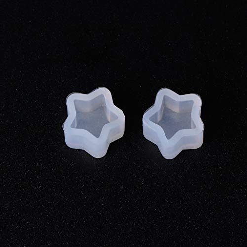 yunestry Silikonform für Ohrstecker, DIY, Schmuckherstellung, Schneeflocke, Mond, Stern, Blume, Mini-Formen, Epoxidharz, Bastelwerkzeuge, Ohrringe, Dekoration, handgefertigte Bastelgeschenke, 2 Stück yunestry Silikonform für Ohrstecker, DIY, Schmuckherstellung, Schneeflocke, Mond, Stern, Blume, Mini-Formen, Epoxidharz, Bastelwerkzeuge, Ohrringe, Dekoration, handgefertigte Bastelgeschenke, 2 Stück von yunestry