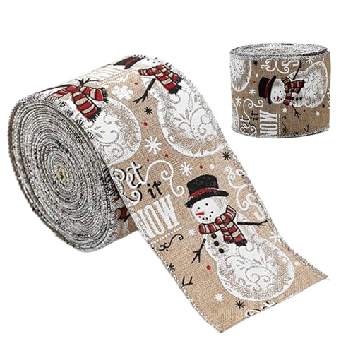 Weihnachten Bänder, Geschenkband Weihnachtsband, Breit Geschenkband Weihnachten, 2m X 6.3cm, Geschenkbänder Bunte Bänder Satinband Stoff Band für Dekoration Geschenkverpackung Weihnachten Bänder, Geschenkband Weihnachtsband, Breit Geschenkband Weihnachten, 2m X 6.3cm, Geschenkbänder Bunte Bänder Satinband Stoff Band für Dekoration Geschenkverpackung von yupeuooe