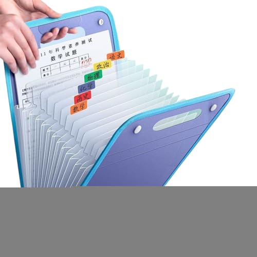 yupeuooe Aktenordner - Ziehharmonika Ordner,Tragbarer Dokumentenhalter Mit Mehreren Fächern Für Kleines Unternehmen Besprechungsraum Kunststudio Schulklasse Ladentheke Zuhause Reise yupeuooe Aktenordner - Ziehharmonika Ordner,Tragbarer Dokumentenhalter Mit Mehreren Fächern Für Kleines Unternehmen Besprechungsraum Kunststudio Schulklasse Ladentheke Zuhause Reise von yupeuooe