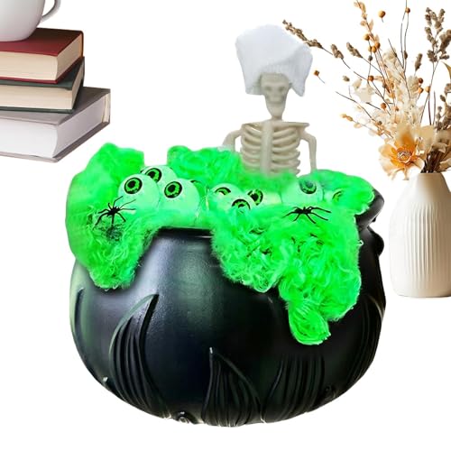 yupeuooe Hexenkessel - Halloween Deko Für Schreibtisch,Einfacher Aufbau Für Zuhause Veranstaltungsplaner Schule Spukhaus Fotoecke Kaminsims Fensterbank yupeuooe Hexenkessel - Halloween Deko Für Schreibtisch,Einfacher Aufbau Für Zuhause Veranstaltungsplaner Schule Spukhaus Fotoecke Kaminsims Fensterbank von yupeuooe
