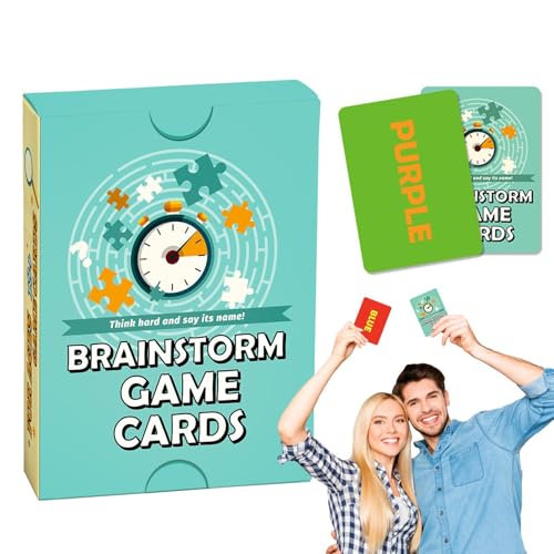 yupeuooe Lustiges Kartenspiel, interaktives Kartenspiel, tragbares Multiplayer-Interaktives Partygeschenk für Gespräche, Gesellschaft, Bindung, Versammlung, Familie, Freunde, Beziehung, ab 8 Jahren von yupeuooe