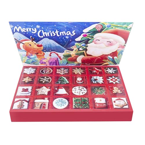 yupeuooe Weihnachts-Adventsboxen, leer, Weihnachts-Geschenkboxen – befüllbare Süßigkeiten, Kinder-Partygeschenke für 24 Tage Countdown yupeuooe Weihnachts-Adventsboxen, leer, Weihnachts-Geschenkboxen – befüllbare Süßigkeiten, Kinder-Partygeschenke für 24 Tage Countdown von yupeuooe