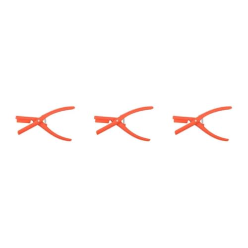 yuwqqoajv 3 Satz von Sofortiges Öffnen der Schale mit einer Garnelenschälschere, Schälzange mit Knoblauchgeschmack, ABS, schnelles Garnelenschälen, Krebse orange von yuwqqoajv