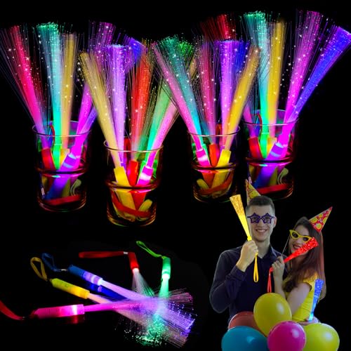 Glasfaserstäbe, Leuchtstäbe, LED-Lichtstab, leuchtet im Dunkeln, Partyzubehör, beleuchtete Partygeschenke, Glasfaser-Lichter, leuchtende blinkende Leuchtstäbe für Neon-Party-Dekorationen, Weihnachten Glasfaserstäbe, Leuchtstäbe, LED-Lichtstab, leuchtet im Dunkeln, Partyzubehör, beleuchtete Partygeschenke, Glasfaser-Lichter, leuchtende blinkende Leuchtstäbe für Neon-Party-Dekorationen, Weihnachten von yuzshin