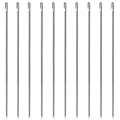 yyangz Dünne Perlenhaken, Kristall-Perlenhaken, Schmuck, Halskette, Perlennadel, handgefertigt, DIY-Webwerkzeuge für Perlenschmuck, Handwerk, Armbänder, Halsketten, Anhänger, Zubehör, 10 Stück von yyangz