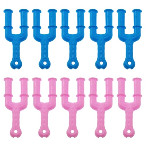 yyangz Y-förmige Kunststoff-Verbindungsbänder, Zubehör, Armband, Werkzeug, Y-Schleuder, Weber, 5 Stück, blau, 5 Stück, rosa, 10 Stück yyangz Y-förmige Kunststoff-Verbindungsbänder, Zubehör, Armband, Werkzeug, Y-Schleuder, Weber, 5 Stück, blau, 5 Stück, rosa, 10 Stück von yyangz