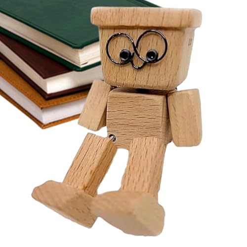 yybng Holzfigur Dekoration | Wackelnder mit Beweglichen Füßen,Bewegliche Schreibtischdekoration Für Wohnzimmer, Arbeitszimmer, Schlafzimmer, Reisen yybng Holzfigur Dekoration | Wackelnder mit Beweglichen Füßen,Bewegliche Schreibtischdekoration Für Wohnzimmer, Arbeitszimmer, Schlafzimmer, Reisen von yybng