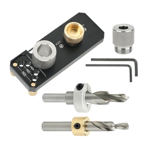 Aluminium -Extrusions -Bohr -Jig - Vielseitige Bohranleitung, Sliding Punch Positionier | Bohrwerkzeug mit hohem Präzisionsloch für -Enthusiasten und Profis in der Metall- und Holzherstellung von yztju