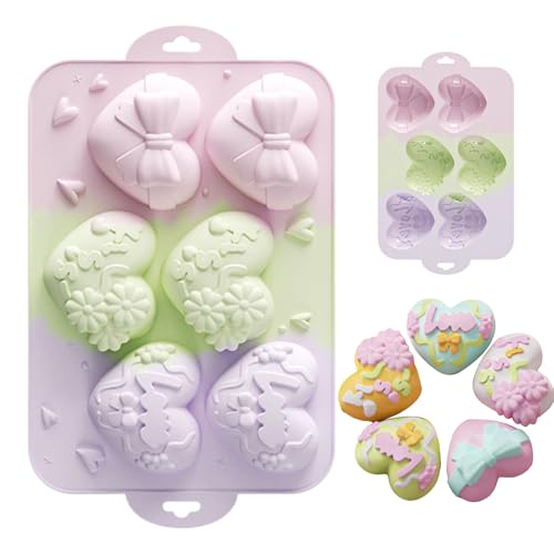 Herz Silikonform - Silikon Herzform Für Süßigkeiten,Lebensmittelechte Form Mit Reliefmuster Für Kuchen Seife Dessert Backen Mousse Brownie Käse Pudding Herz Silikonform - Silikon Herzform Für Süßigkeiten,Lebensmittelechte Form Mit Reliefmuster Für Kuchen Seife Dessert Backen Mousse Brownie Käse Pudding von yztju