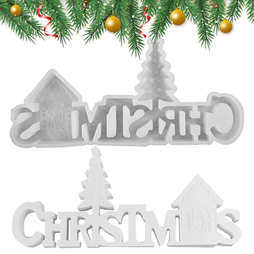 Silikonform für Weihnachtshaus, Weihnachtsbaum, Betonformen, Epoxidharz, Betonformen, Gips, Zementform für Kunst, Heimdekoration Silikonform für Weihnachtshaus, Weihnachtsbaum, Betonformen, Epoxidharz, Betonformen, Gips, Zementform für Kunst, Heimdekoration von yztju