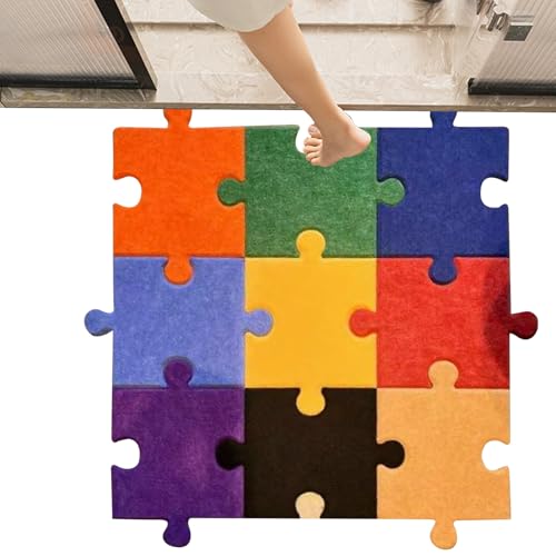 Verbundbodenfliesen | 12-teilige Baby Spielmatte Quadrate Filzmatten,Dekorative Bodenfliesen Deko für Schlafzimmer Spielzimmer Kinderzimmer Krabbeldecke Kleinkind Baby Spielbereich Verbundbodenfliesen | 12-teilige Baby Spielmatte Quadrate Filzmatten,Dekorative Bodenfliesen Deko für Schlafzimmer Spielzimmer Kinderzimmer Krabbeldecke Kleinkind Baby Spielbereich von yztju