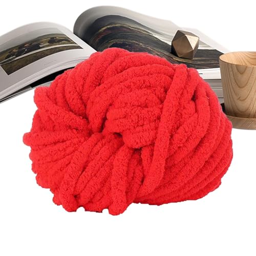 yztju Dickes Chenille-Garn – weiches, grobes Garn zum Häkeln, dickes Garn zum Stricken, grobes Garn, weiches Plüschgarn, Kunsthandwerk, Nähzubehör für Schals, Pullover, Hüte, Decken yztju Dickes Chenille-Garn – weiches, grobes Garn zum Häkeln, dickes Garn zum Stricken, grobes Garn, weiches Plüschgarn, Kunsthandwerk, Nähzubehör für Schals, Pullover, Hüte, Decken von yztju