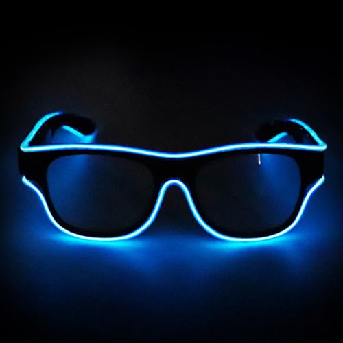 yztju Leuchtende Brille im Dunkeln,LED Neon Brille für Glow Party | Leuchtende Accessoires Für Kinder Und Erwachsene Tanz Kostümparty Pool Halloween yztju Leuchtende Brille im Dunkeln,LED Neon Brille für Glow Party | Leuchtende Accessoires Für Kinder Und Erwachsene Tanz Kostümparty Pool Halloween von yztju