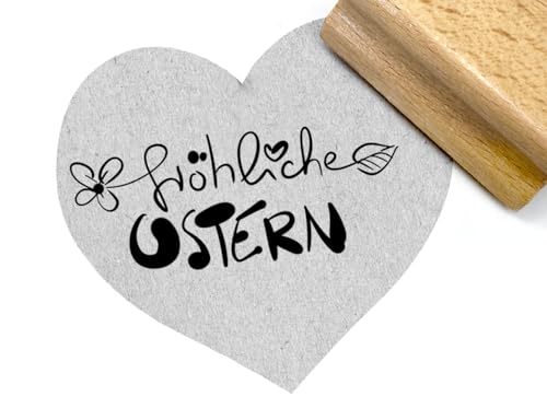 STEMPEL Frohe OSTERN Osterstempel | Motivstempel zum Karten basteln | Textstempel für Osterkarte Scrapbook und Fondant und Geschenkpapier von zAcheR-fineT-design