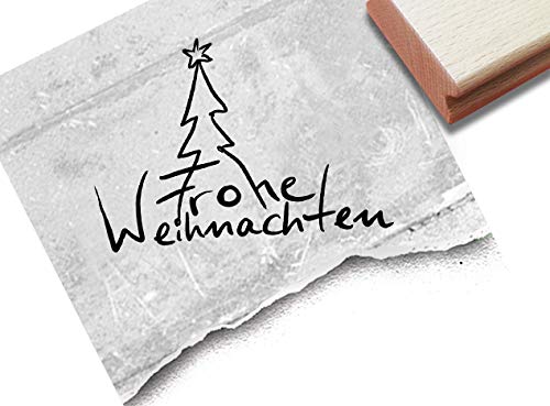 Stempel Weihnachtsstempel Frohe Weihnachten, Handschrift Baum - Textstempel Karten Geschenkanhänger Weihnachtsdeko Basteln Tischdeko - zAcheR-fineT Stempel Weihnachtsstempel Frohe Weihnachten, Handschrift Baum - Textstempel Karten Geschenkanhänger Weihnachtsdeko Basteln Tischdeko - zAcheR-fineT von zAcheR-fineT-design