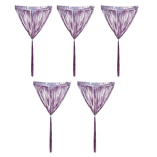 zabeto Happy Birthday Dekorationen für Hochzeiten und Events Team Braut Party Hintergrund Wanddekoration Party Regen 1x2m Rosa von zabeto