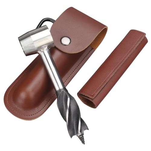 zalati Holzbohrer-Schlangenbohrer mit Aufbewahrungstasche für Camping und Outdoor-Werkzeuge, Braun zalati Holzbohrer-Schlangenbohrer mit Aufbewahrungstasche für Camping und Outdoor-Werkzeuge, Braun von zalati