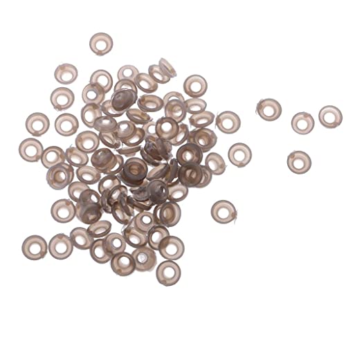 zalati Puppennasen 100 Stück Kunststoff zum Nadelfilzen Bärenpuppen Spielzeug - Schwarz, 10 mm von zalati