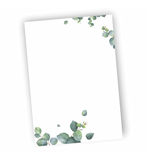 Notizblatt Eukalyptus DIN A6 (100) von zartbesaitet.com Schöne Produkte aus Papier