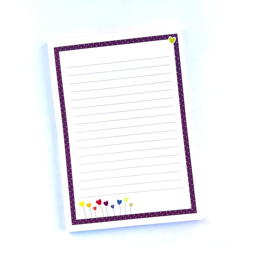 Notizblock DIN A6 I Herzblumen I Polkadots I 50 Blatt Notizblock DIN A6 I Herzblumen I Polkadots I 50 Blatt von zartbesaitet.com Schöne Produkte aus Papier