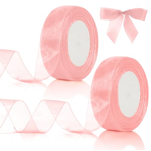 Rotgoldenes Organzaband, 2,5 cm x 45 m, für Geschenkverpackungen, Geburtstagsparty, für Floristen, Blumen, DIY-Nähprojekte, Hochzeit, Valentinstag, Jahrestag, Dekoration, 2 Stück Rotgoldenes Organzaband, 2,5 cm x 45 m, für Geschenkverpackungen, Geburtstagsparty, für Floristen, Blumen, DIY-Nähprojekte, Hochzeit, Valentinstag, Jahrestag, Dekoration, 2 Stück von zavehony