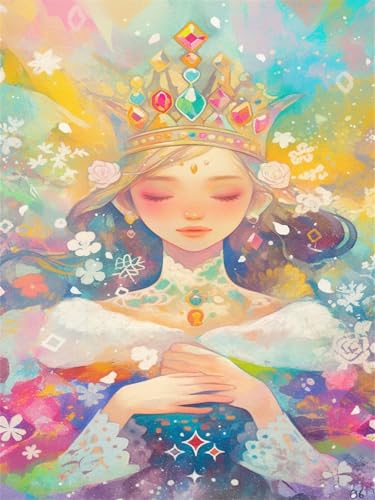 Diamond Painting Blume Diamond Painting Kinder Frau 2025 Diamant Kunst Malerei 40x60cm,Kristall Kreuzstich Bilder Basteln Mädchen 8 Jahre Bastelset Erwachsene für Home Wand Dekoration Geschenke Wjj-63 von zcscgtrhe