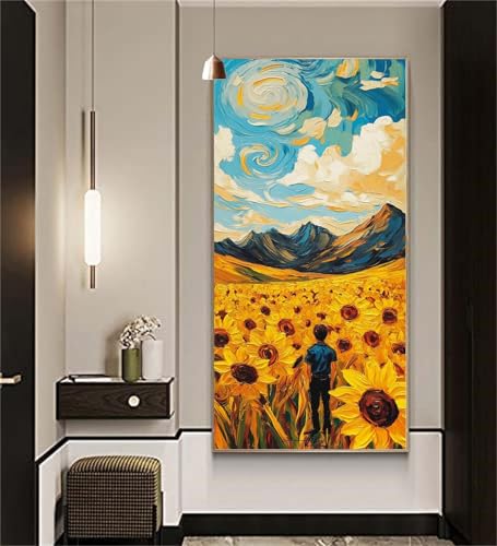 Diamond Painting Blumen. Diamond Painting Kinder Sonnenblume Diamant Kunst Malerei Stickerei Set Kristall Kreuzstich Bilder Mosaikherstellung Puzzle Bastelset Erwachsene,Geschenke 60x150cm cx1240 Diamond Painting Blumen. Diamond Painting Kinder Sonnenblume Diamant Kunst Malerei Stickerei Set Kristall Kreuzstich Bilder Mosaikherstellung Puzzle Bastelset Erwachsene,Geschenke 60x150cm cx1240 von zcscgtrhe