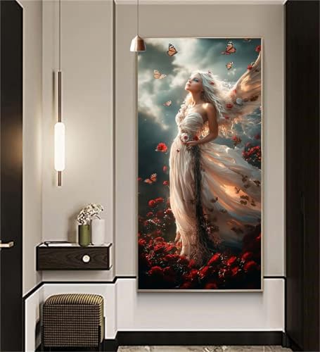 Diamond Painting Engel. Diamond Painting Kinder Fräulein Diamant Kunst Malerei Stickerei Set Kristall Kreuzstich Bilder Mosaikherstellung Puzzle Bastelset Erwachsene,Dekor Geschenke 40x80cm cx1405 Diamond Painting Engel. Diamond Painting Kinder Fräulein Diamant Kunst Malerei Stickerei Set Kristall Kreuzstich Bilder Mosaikherstellung Puzzle Bastelset Erwachsene,Dekor Geschenke 40x80cm cx1405 von zcscgtrhe