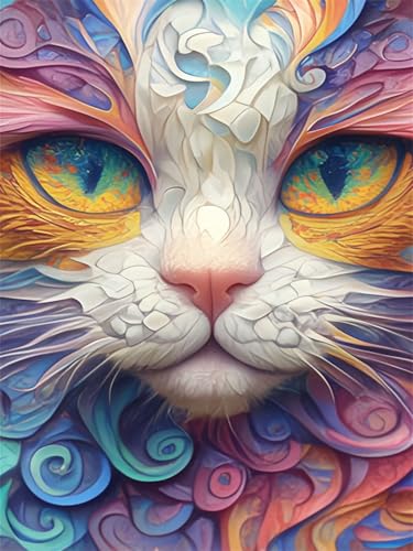 Diamond Painting Erwachsene Diamond Painting Katze 2026 Diamant Malen Nach Zahlen Abstrakt 50x70cm,Diamant Malerei Kreativ set für Erwachsene Leinwand Basteln,Home Wand Dekoration Bastelset Wjj-76 Diamond Painting Erwachsene Diamond Painting Katze 2026 Diamant Malen Nach Zahlen Abstrakt 50x70cm,Diamant Malerei Kreativ set für Erwachsene Leinwand Basteln,Home Wand Dekoration Bastelset Wjj-76 von zcscgtrhe